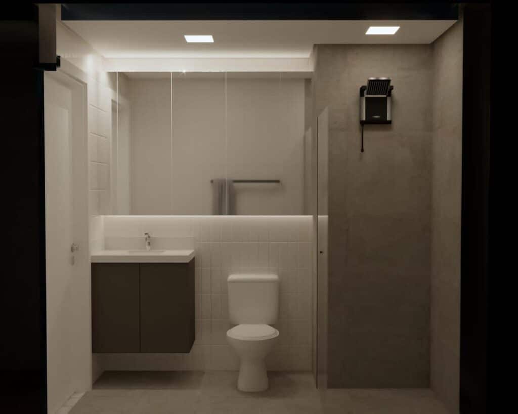 Apartamento moderno na Mooca para um homem solteiro que ama tecnologia. Layout integrado, design contemporâneo e espaços funcionais criam um lar urbano e sofisticado.