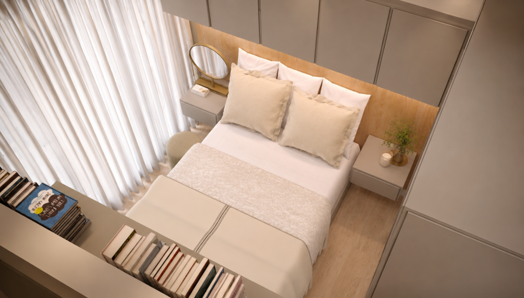 Projeto de interiores desenvolvido pela Sabri Fidelis Arquitetura & Interiores para apartamento residencial em São Paulo, com soluções de marcenaria planejada, iluminação, decoração, otimização dos espaços e identidade personalizada. Um projeto que une funcionalidade, conforto e sofisticação